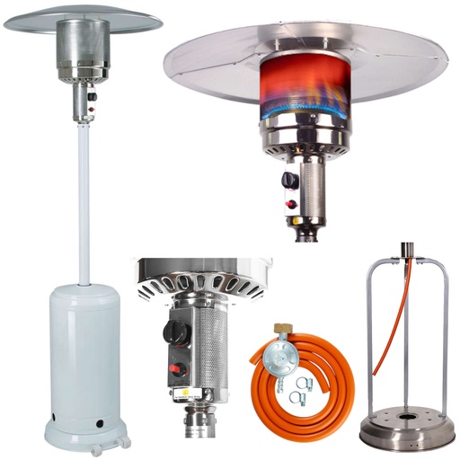 ETNA WHITE gas umbrella heating lamp for PB LPG gas