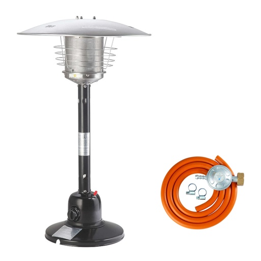 Terrace lamp radiator heat table radiator ETNA for PB LPG gas 80cm height 5kW
