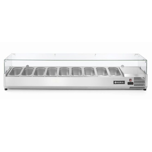 Refrigerated display cabinet 9 x GN 1/3 width 200cm - Hendi 232996