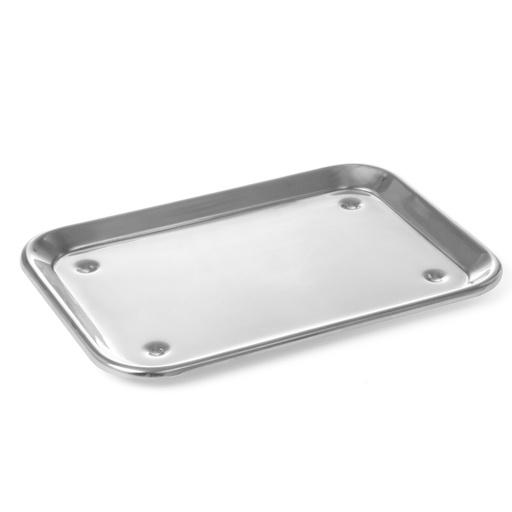 Display tray with legs for food presentation steel 240x170mm - Hendi 407202