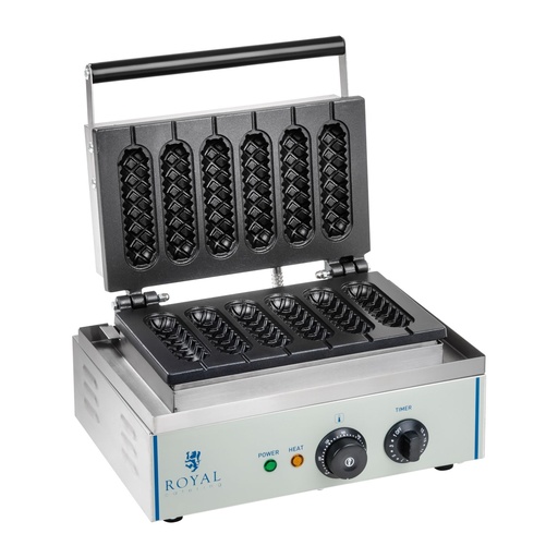 Waffle maker for waffles on a stick and corn dogs TEFLON
