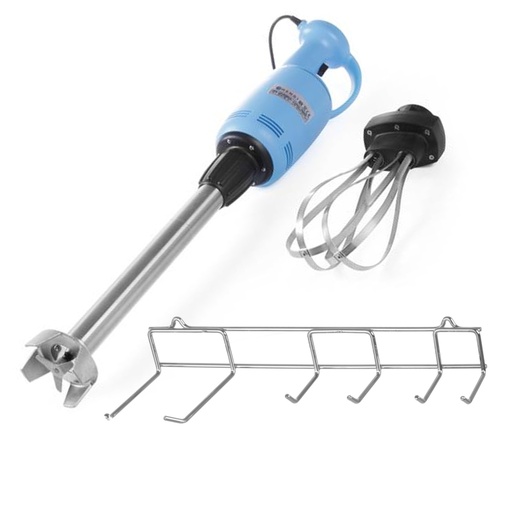 2-in-1 Blender Hand Mixer KIT + whisk wand + rack 400W - Hendi 224014
