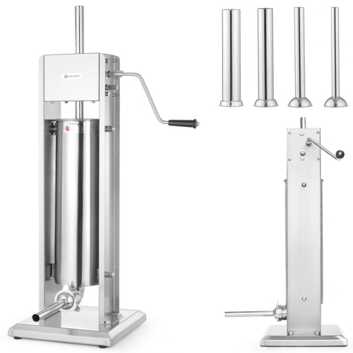 Sausage filler vertical stainless steel Profi Line 7L - Hendi 282090