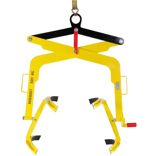 Lift handle for safe lifting and carrying of 200L drums