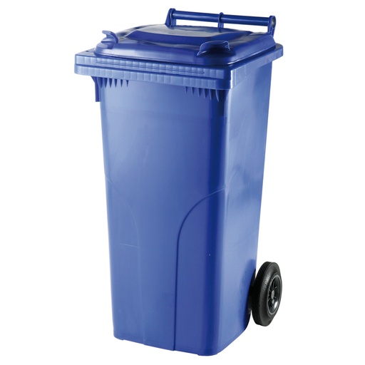Waste and trash pail container ATESTY Europlast Austria - blue 120L