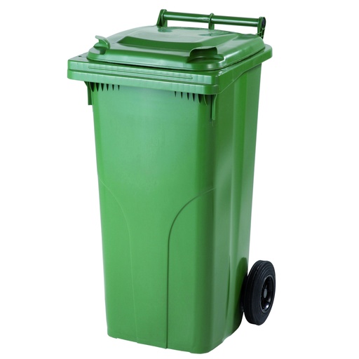 Waste and trash pail container ATESTY Europlast Austria - green 120L