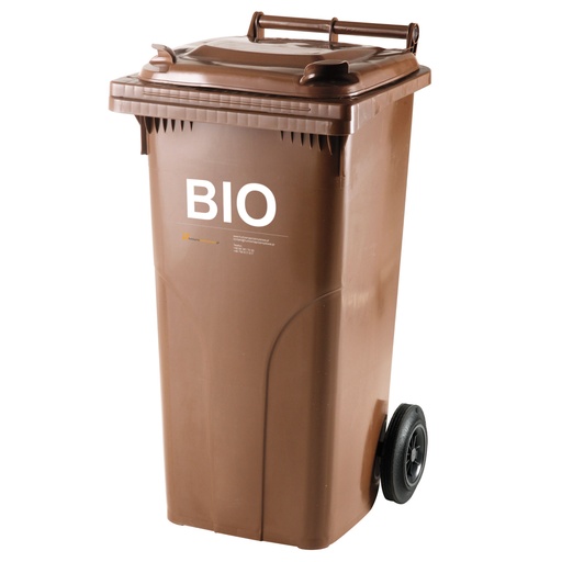 BIO waste and food waste bucket ATESTY Europlast Austria - brown 120L.