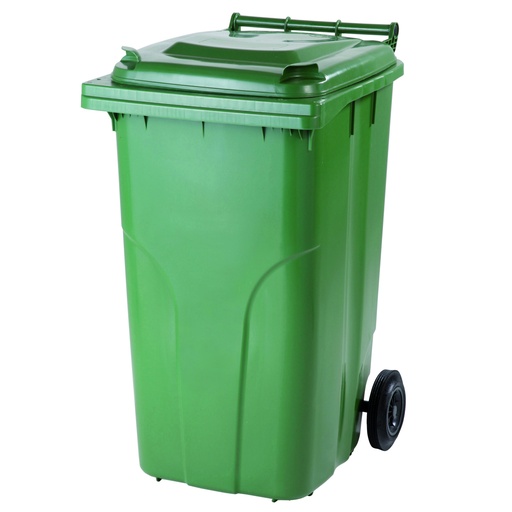 Waste and trash pail container ATESTY Europlast Austria - green 240L