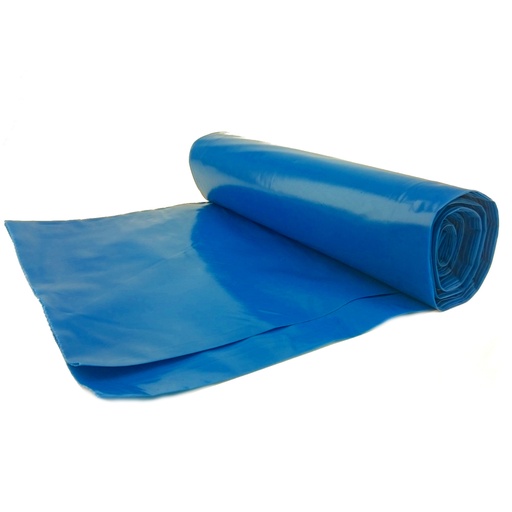 Garbage bags thick 50 micron heavy duty roll 25pcs. - blue 120L