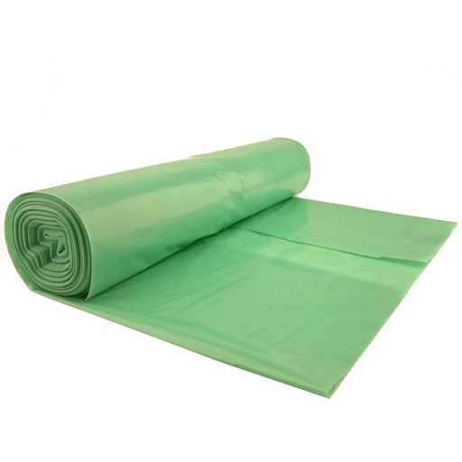 Garbage bags thick 50 micron heavy duty roll of 25pcs. - green 120L