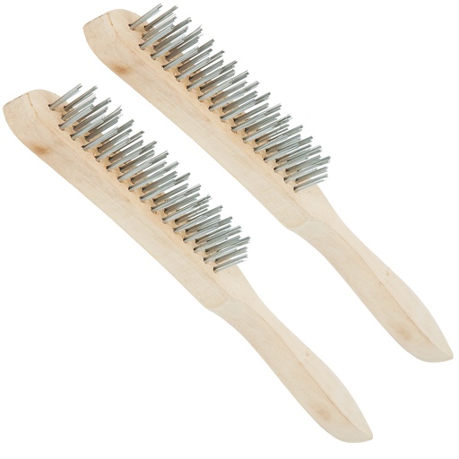 Grill wire brush 290mm long 2pcs. - Hendi 525517