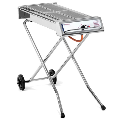 Professional gas grill XENON-PRO 2 grates 7500W - Hendi 148105