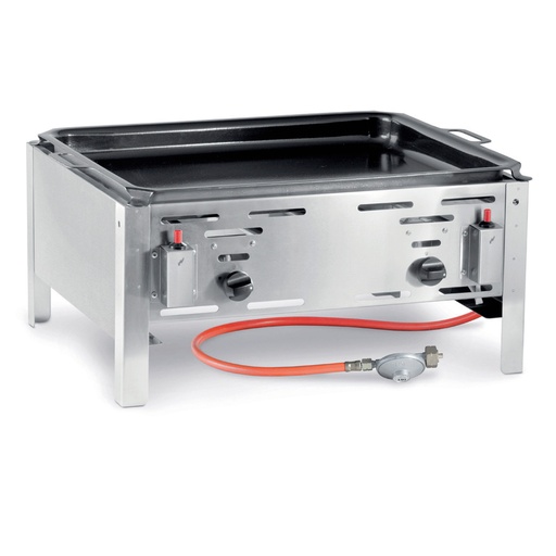 Bake Master Maxi 590x480mm 11.6kW gas frying pan - Hendi 154618