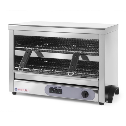 Toaster salamander quartz GN1/1 timer 4500W 400V - Hendi 264331