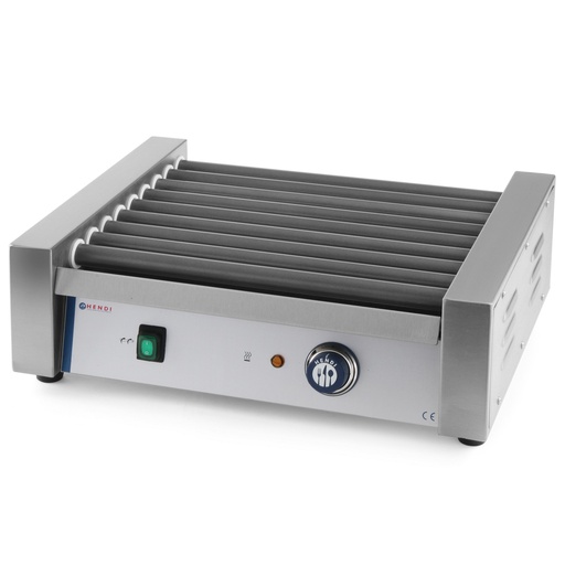 Roller grill heater for sausages 9 rolls 940W - Hendi 268605
