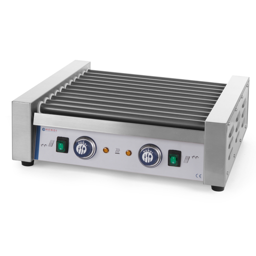 Roller grill heater for sausages 11 rolls 1180W - Hendi 268704