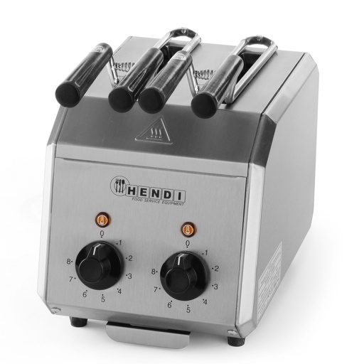 Sandwich toaster with timer double 1200W- Hendi 261163