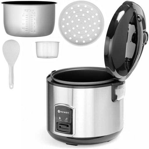 Electric rice cooker with steam function 1.8L 700W - Hendi 240410