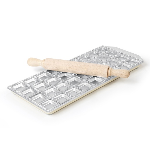 Mould with roller for making classic ravioli 36pcs - Hendi 975534