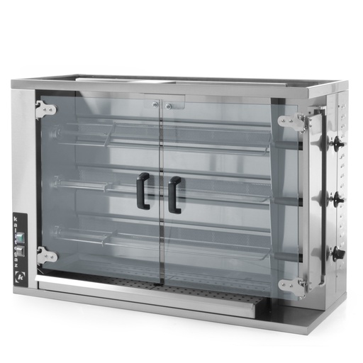 Gāzes cepeškrāsnis 12-15 cāļiem 14.1kW dabasgāze LPG PB - Hendi 226070