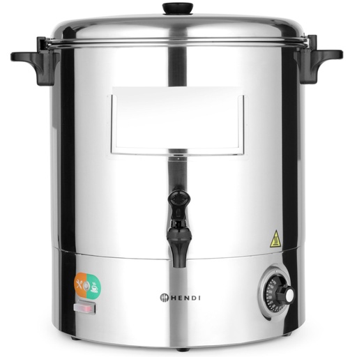 Hot water heater for mulled wine steel 2200W 30L - Hendi 209905