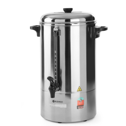 Percolator brewer for hot drinks of coffee and tea 10L - Hendi 208106