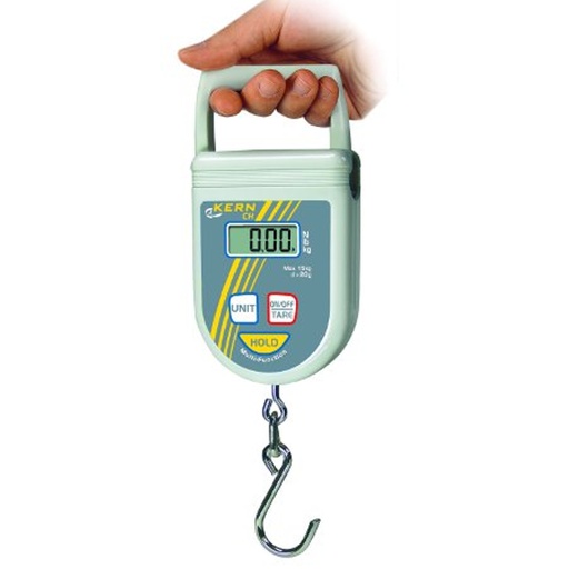 Rokas āķa svari CH LCD 15Kg / 20g - KERN CH 15K20