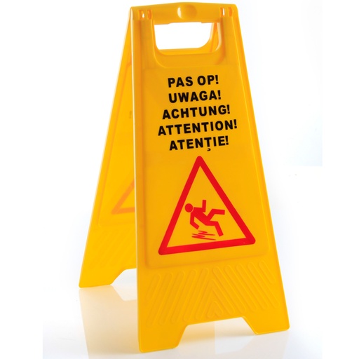 Information stamper board Attention Slippery Floor - Hendi 663950