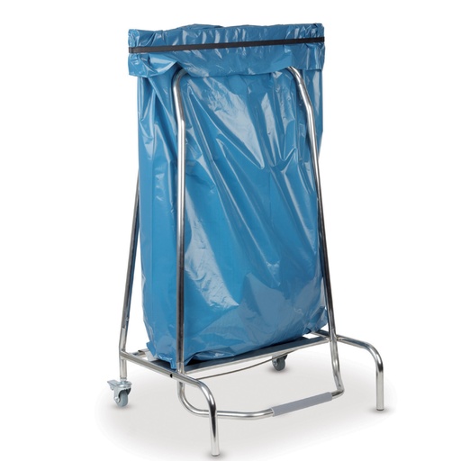 Waste bag rack with foot lock - Hendi 691021