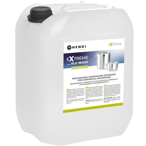 Liquid preparation for washing aluminum dishes in catering dishwashers 20L - Hendi 699317