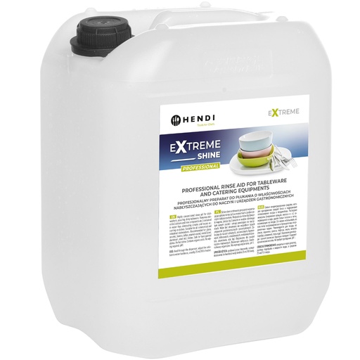 Rinse and shine liquid for rinsing and shining dishes in catering dishwashers 10L - Hendi 975015