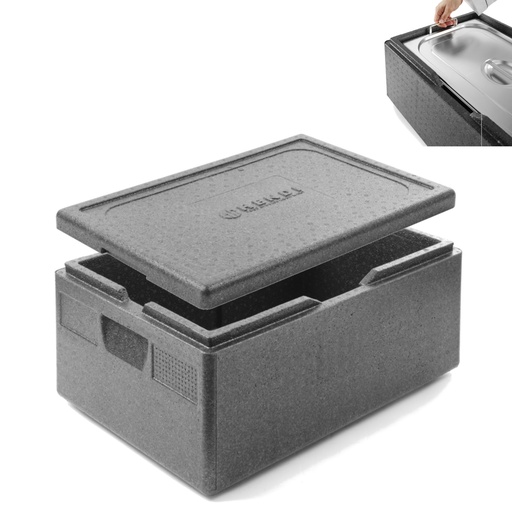EEP GN1/1 40L catering thermos container for food transportation - Hendi 707906