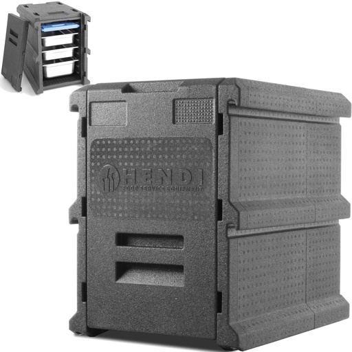 Thermo-insulated container catering thermos EEP 8 x GN1/1 100L trays or containers - Hendi 707999