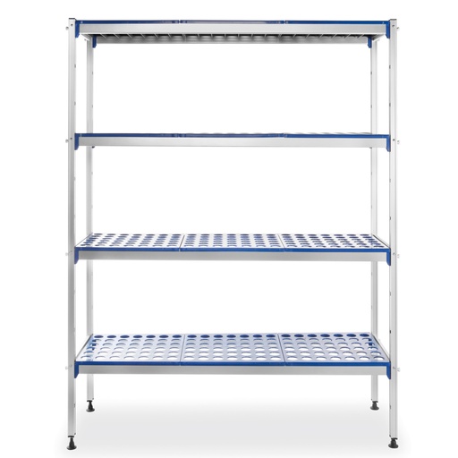 Openwork food storage rack 128cm wide 168.5cm high - Hendi 812273