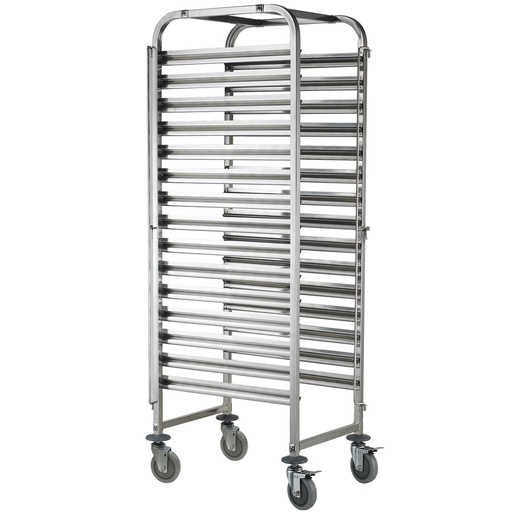 Steel cart for transporting bakery trays 15 x 60x40cm - Hendi 810651