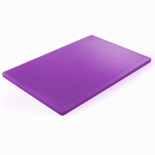 HACCP HDPE kitchen cutting board for allergy sufferers 60x40cm purple - Hendi 825662