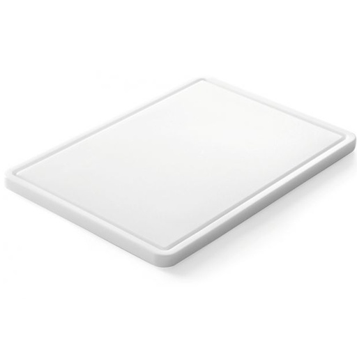 HDPE groove kitchen cutting and chopping board 35.5x25cm - Hendi 826362