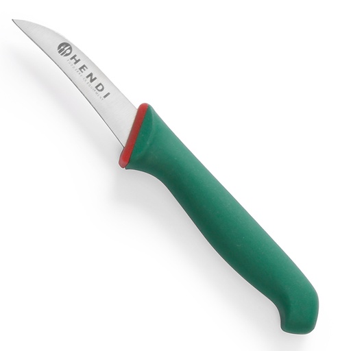 Green Line peeler knife with curved blade length 175mm - Hendi 843802