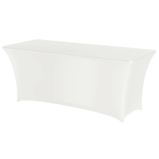 Rectangular tablecloth without ironing 183x760cm Jersey fabric white - Hendi 814420