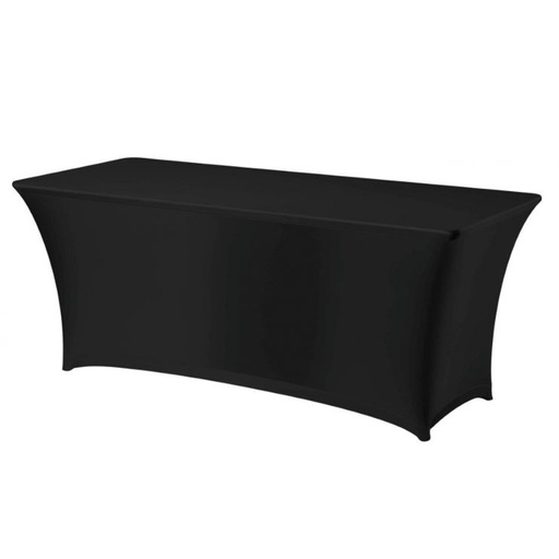 Rectangular tablecloth without ironing Jersey fabric black - Hendi 814376