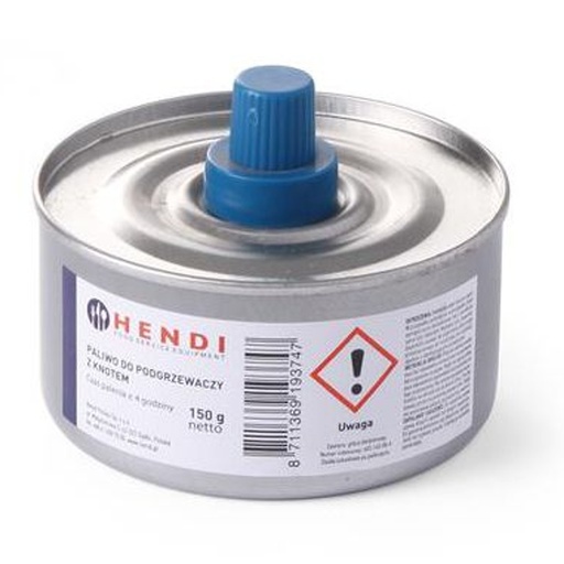 Fuel paste for food warmer can with wick 145ml set of 24pcs. - Hendi 193693