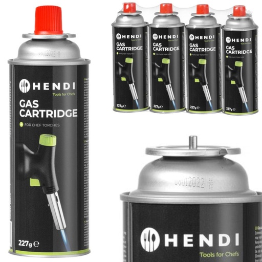Cartridge gas cartridge gas for stove and burner Hendi 199039 - KIT of 4pcs