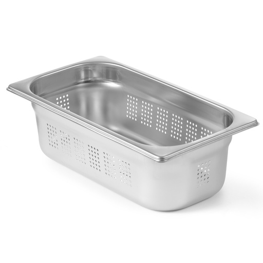 GN container perforated stainless steel GN1/3 325x176mm height 100mm - Hendi 802526