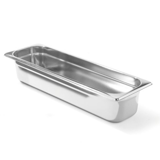 Profi Line steel GN container -40C to +300C GN 2/4 height 65mm - Hendi 801857