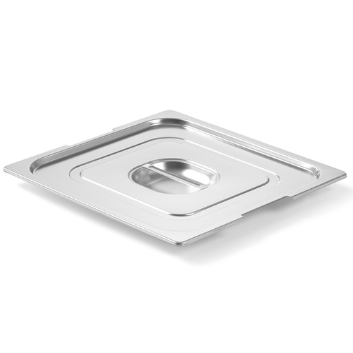 Lid for GN container Profi Line with cut-out for GN2/3 handles 354x325mm stainless steel - Hendi 804216