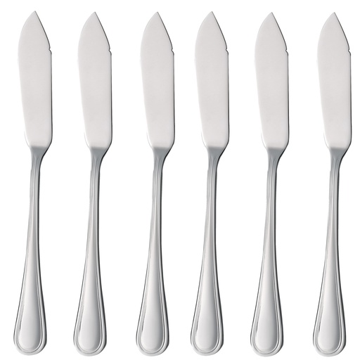 Fish knife cutlery "REGGAE" set of 6pcs. - Hendi 767115