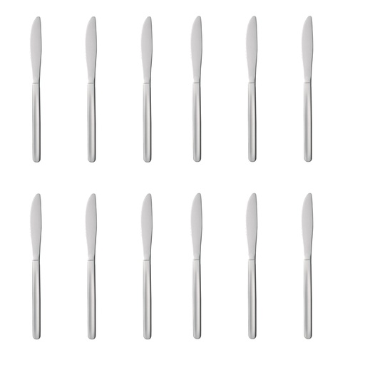 Table knife cutlery Economic set of 12pcs. - Hendi 764015