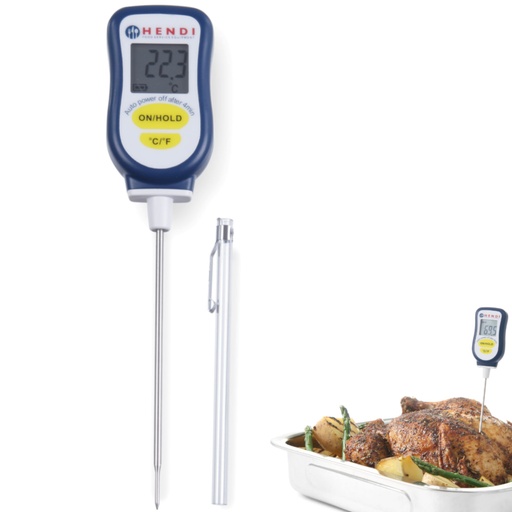 Catering digital thermometer with 130mm probe from -50C to 350C - Hendi 271230