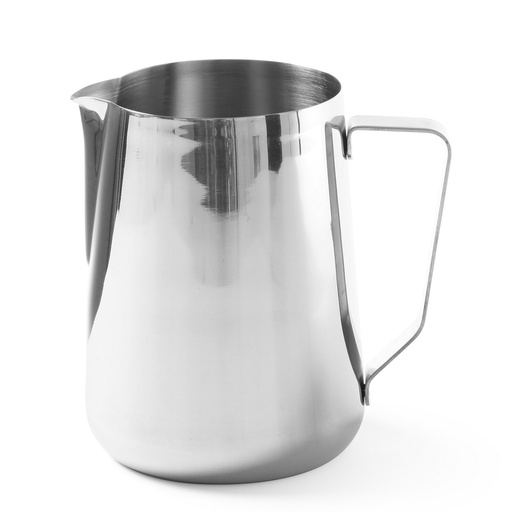 0.6L steel milk frothing cup for cappuccino coffee - Hendi 451519