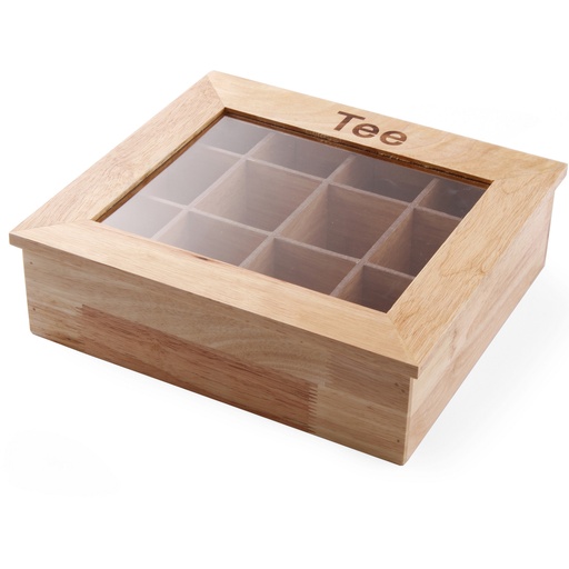 Display box for tea wooden 30x28cm - Hendi 456514
